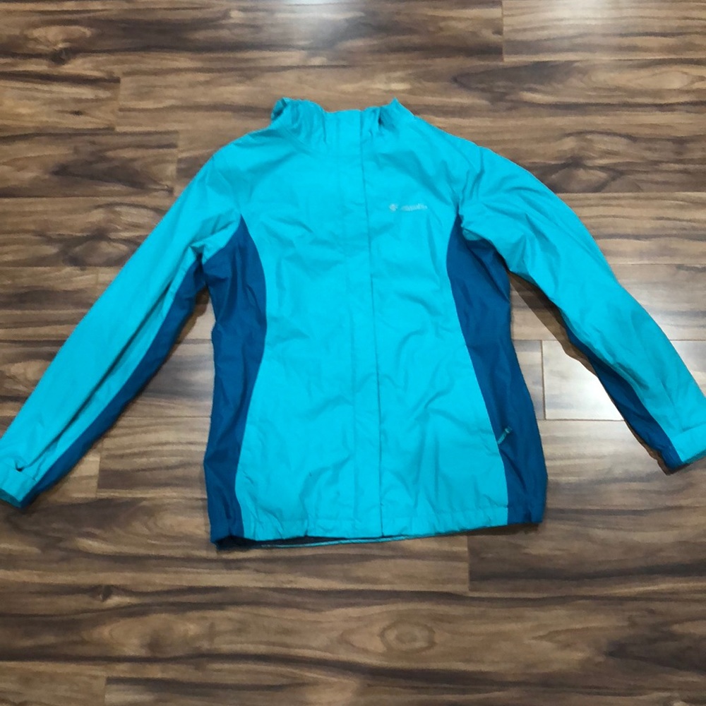 Blue Columbia Rain Coat